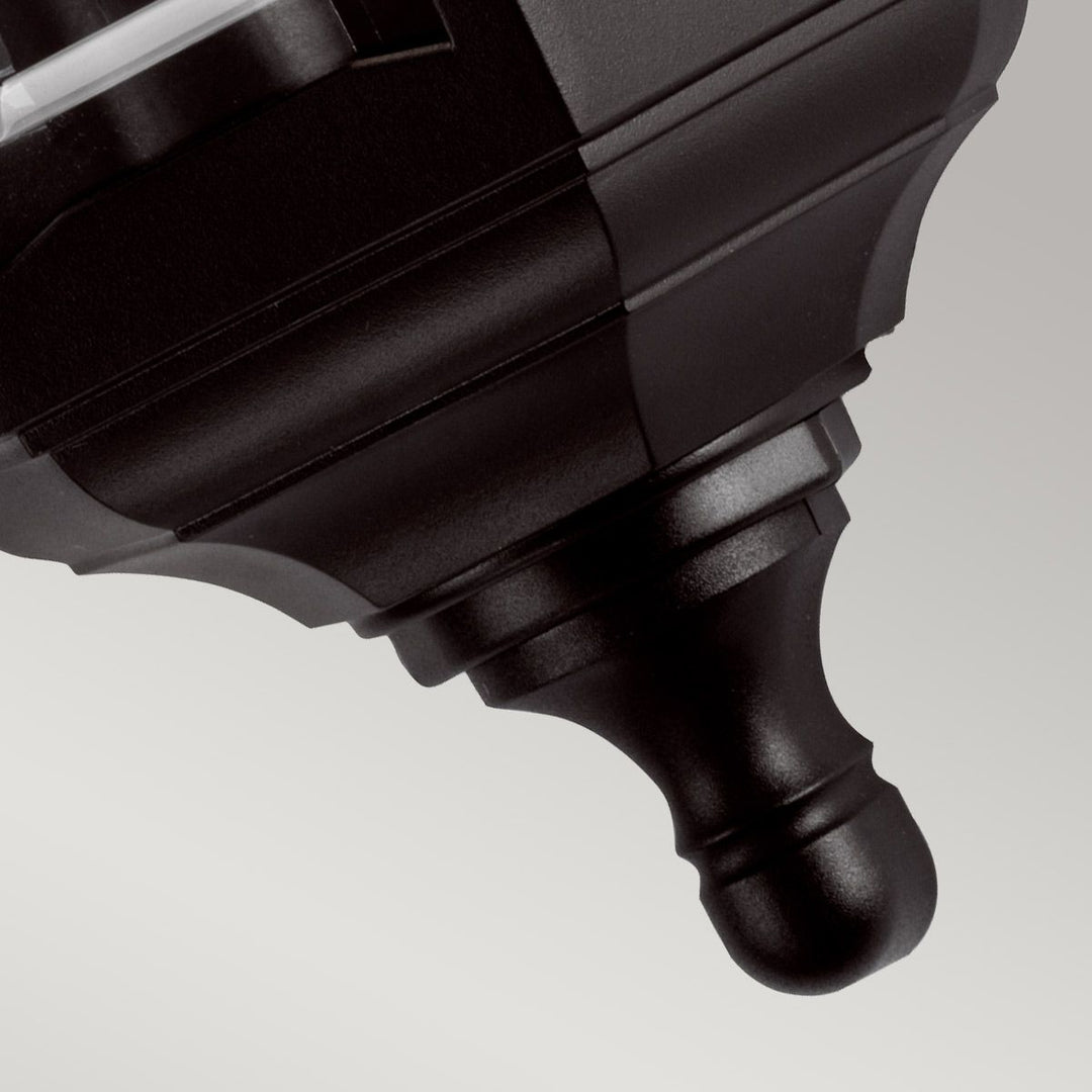Norlys Kinsale 1 Light Flush Lantern KINSALE-FLUSH Black