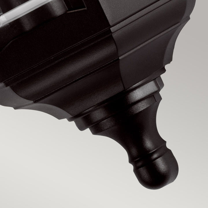 Norlys Kinsale 1 Light Flush Lantern KINSALE-FLUSH Black