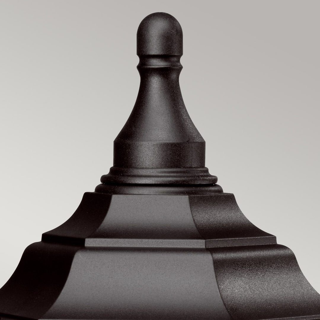 Norlys Kinsale 1 Light Pedestal/Porch Lantern KINSALE-PED-POR Black