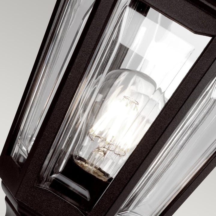 Norlys Kinsale 1 Light Pedestal/Porch Lantern KINSALE-PED-POR Black