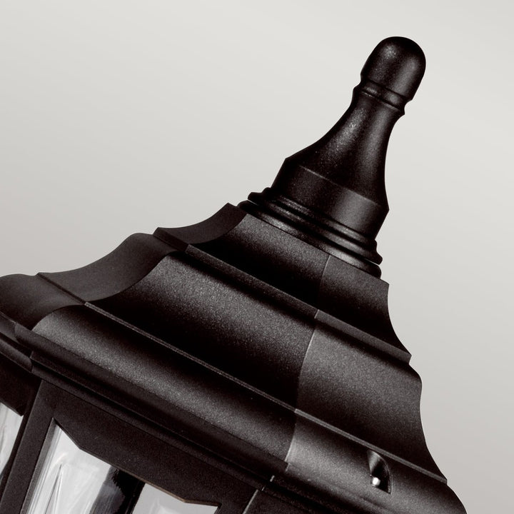 Norlys Kinsale 1 Light Pillar Lantern KINSALE-PILLAR Black