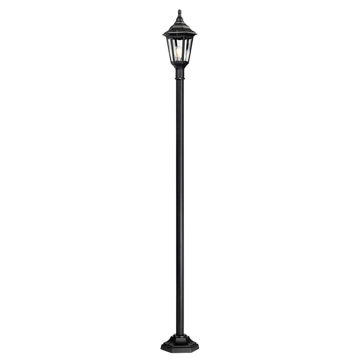 Norlys Kinsale 1 Light Lamp Post KINSALE-POST Black
