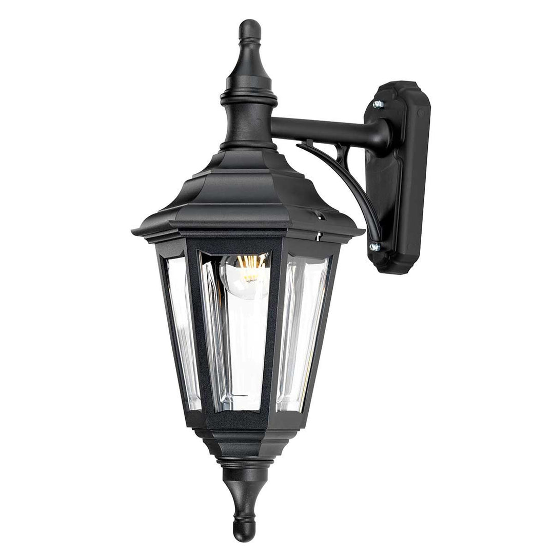 Norlys Kinsale 1 Light Wall Lantern KINSALE-WALL Black