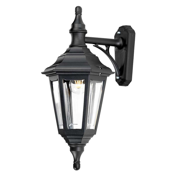 Norlys Kinsale 1 Light Wall Lantern KINSALE-WALL Black
