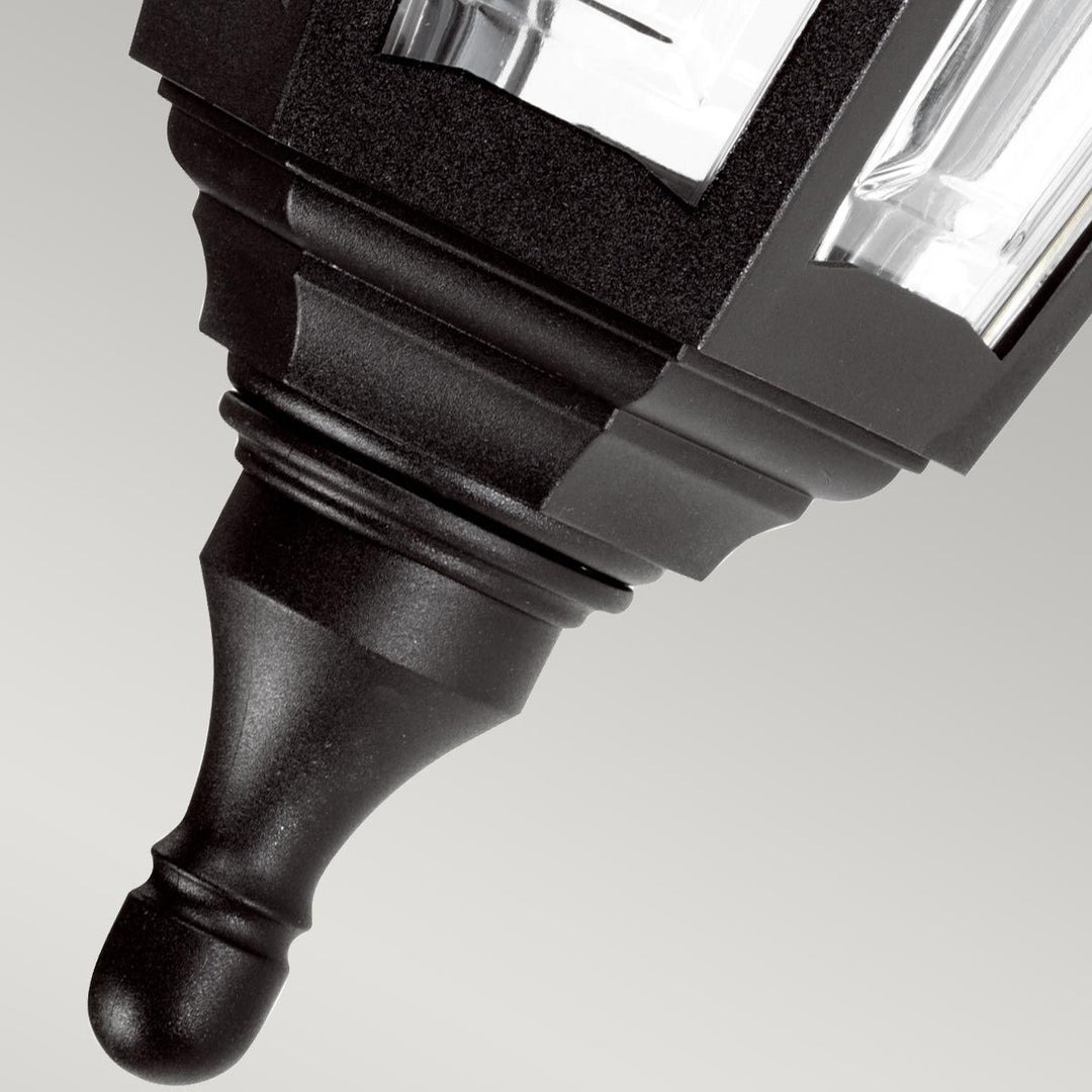 Norlys Kinsale 1 Light Wall Lantern KINSALE-WALL Black