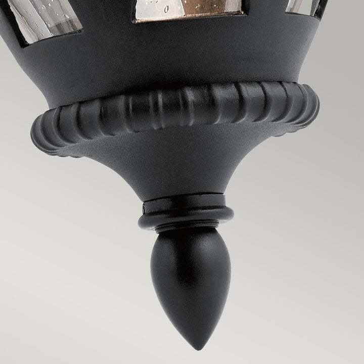 Norlys Admirals Cove 1 Light Large Wall Lantern KL-ADMIRALS-COVE-L Textured Black