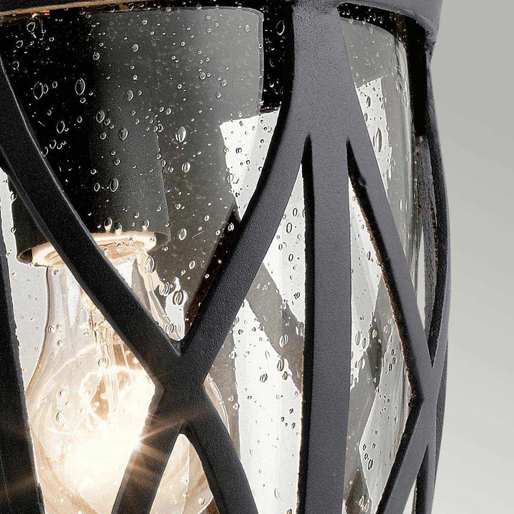 Norlys Admirals Cove 1 Light Large Wall Lantern KL-ADMIRALS-COVE-L Textured Black