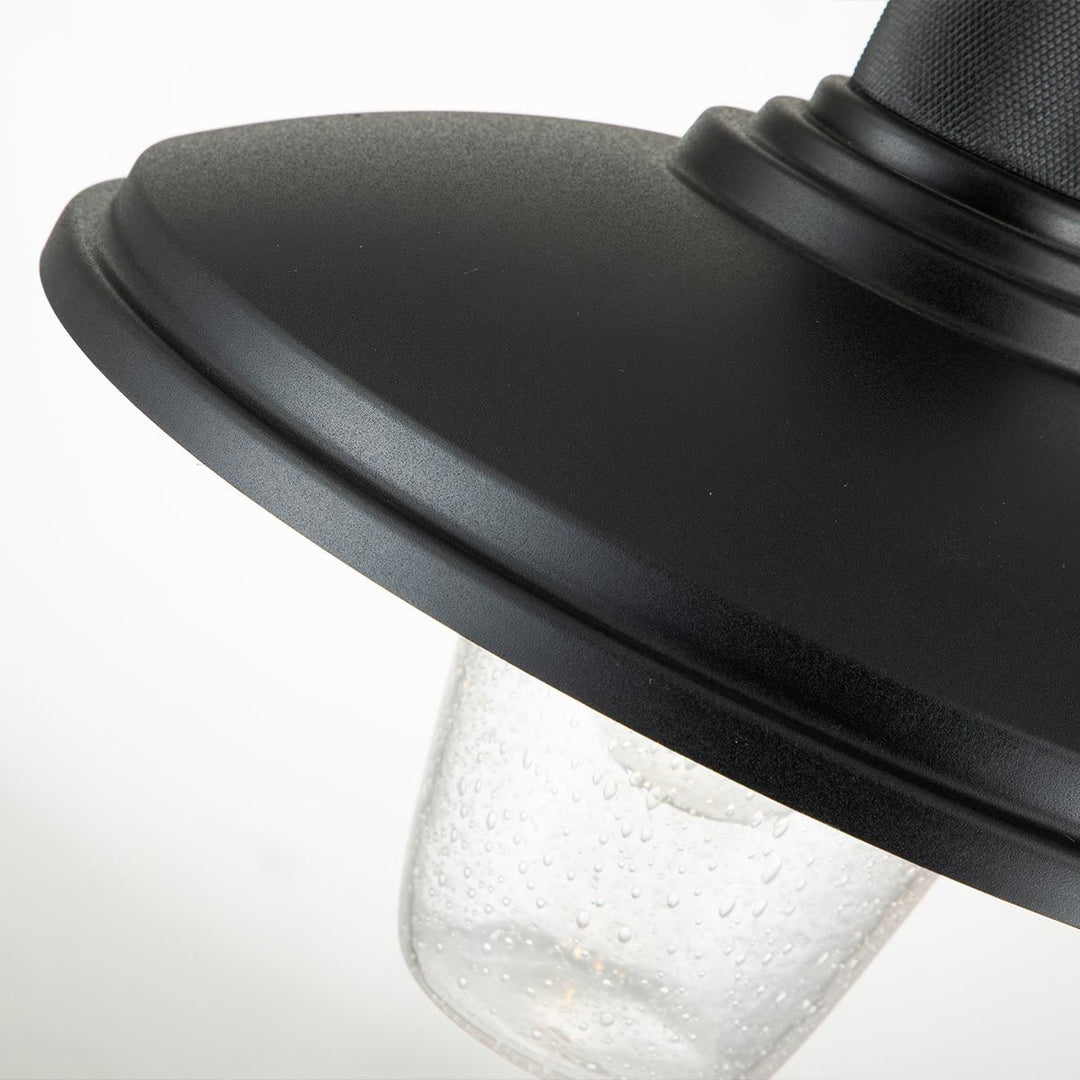Norlys Allenbury 1 Light Outdoor Pendant  KL-ALLENBURY-P-M-BKT Textured Black