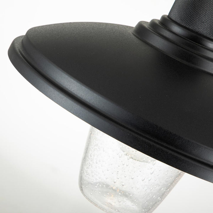 Norlys Allenbury 1 Light Outdoor Pendant  KL-ALLENBURY-P-M-BKT Textured Black
