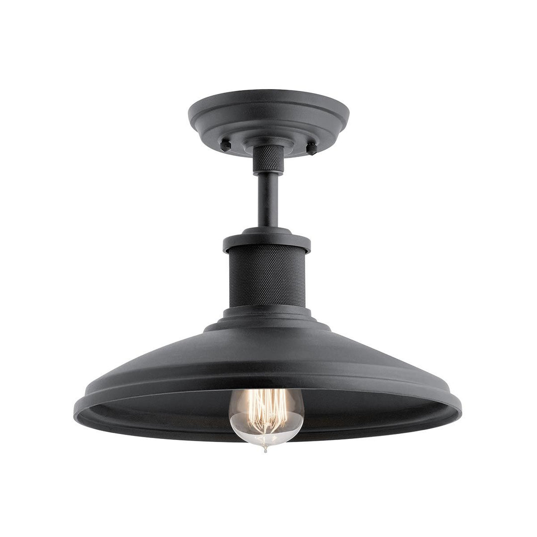 Norlys Allenbury 1 Light Outdoor Pendant  KL-ALLENBURY-P-M-BKT Textured Black