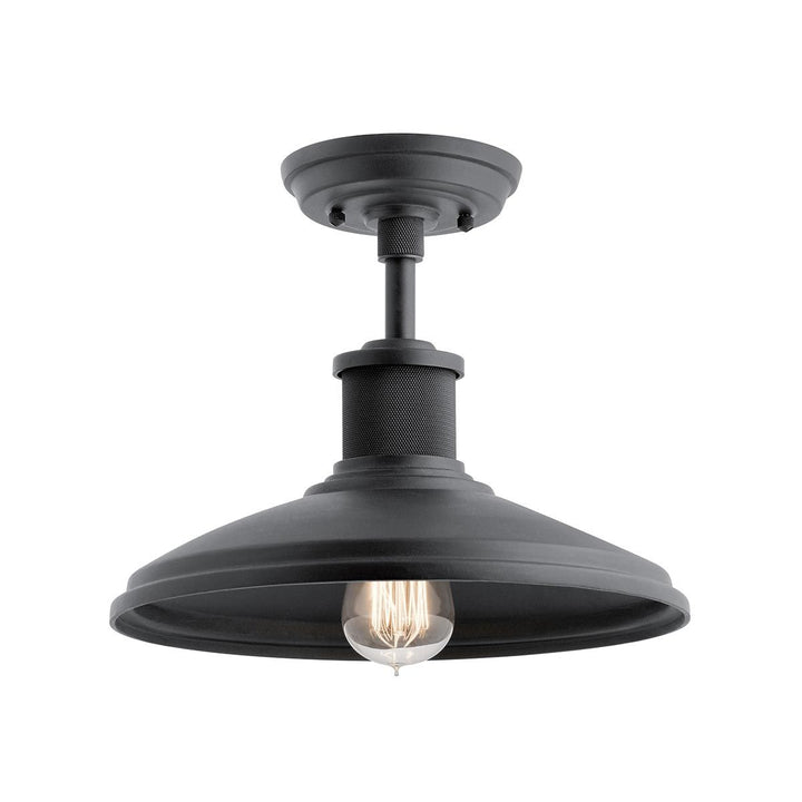 Norlys Allenbury 1 Light Outdoor Pendant  KL-ALLENBURY-P-M-BKT Textured Black