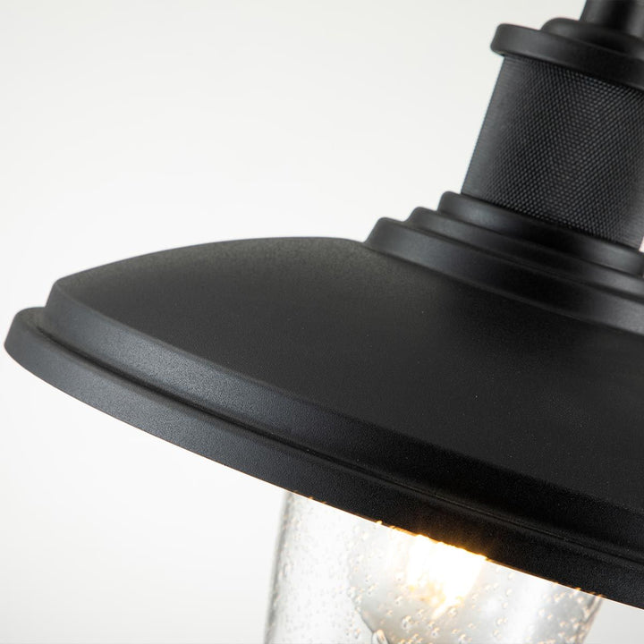Norlys Allenbury 1 Light Medium Wall Lantern KL-ALLENBURY2-M-BKT Textured Black