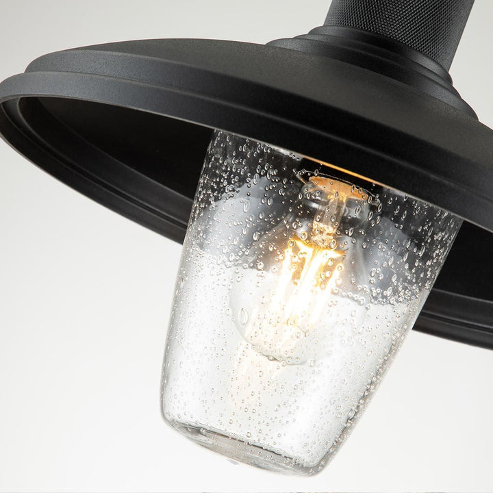 Norlys Allenbury 1 Light Medium Wall Lantern KL-ALLENBURY2-M-BKT Textured Black