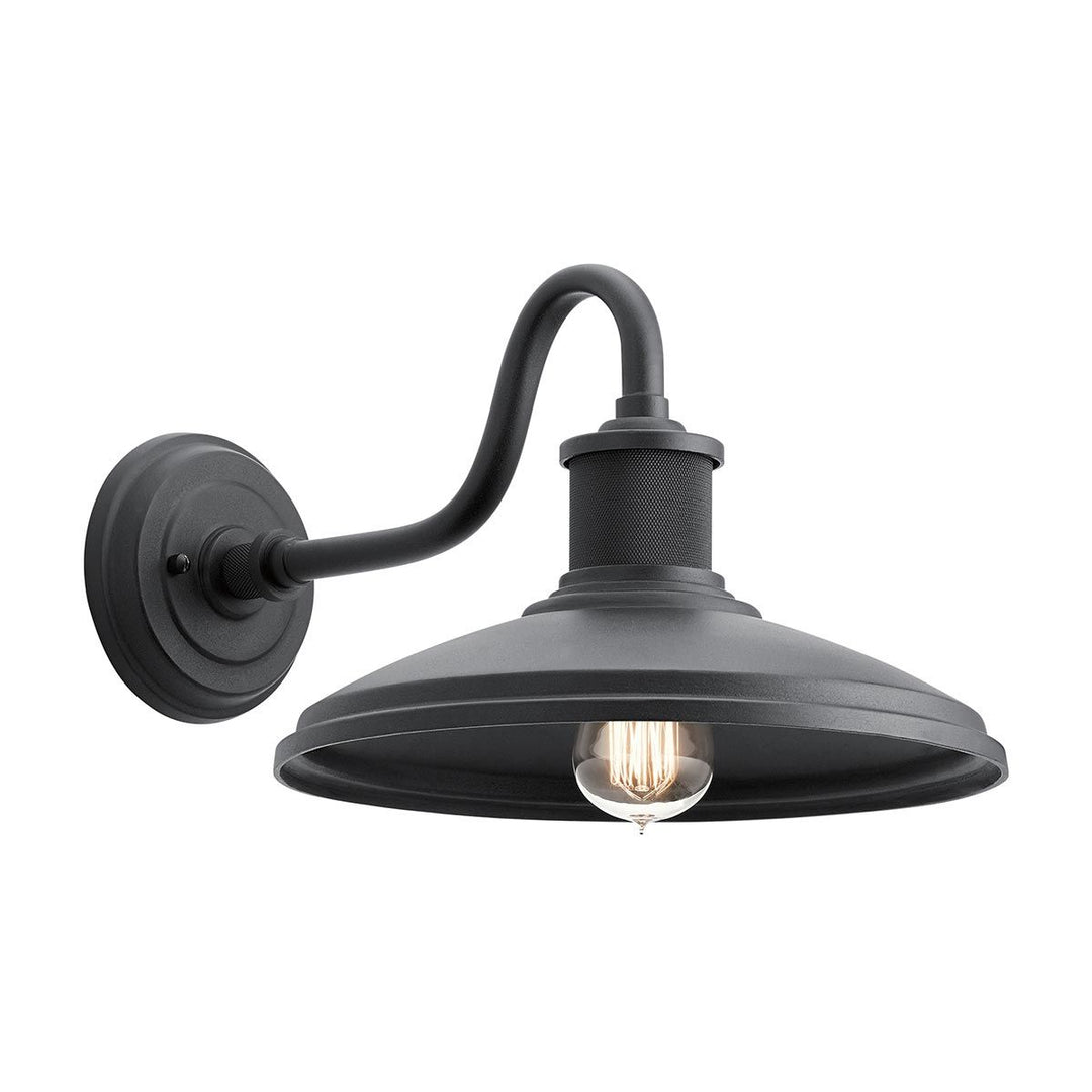 Norlys Allenbury 1 Light Medium Wall Lantern KL-ALLENBURY2-M-BKT Textured Black