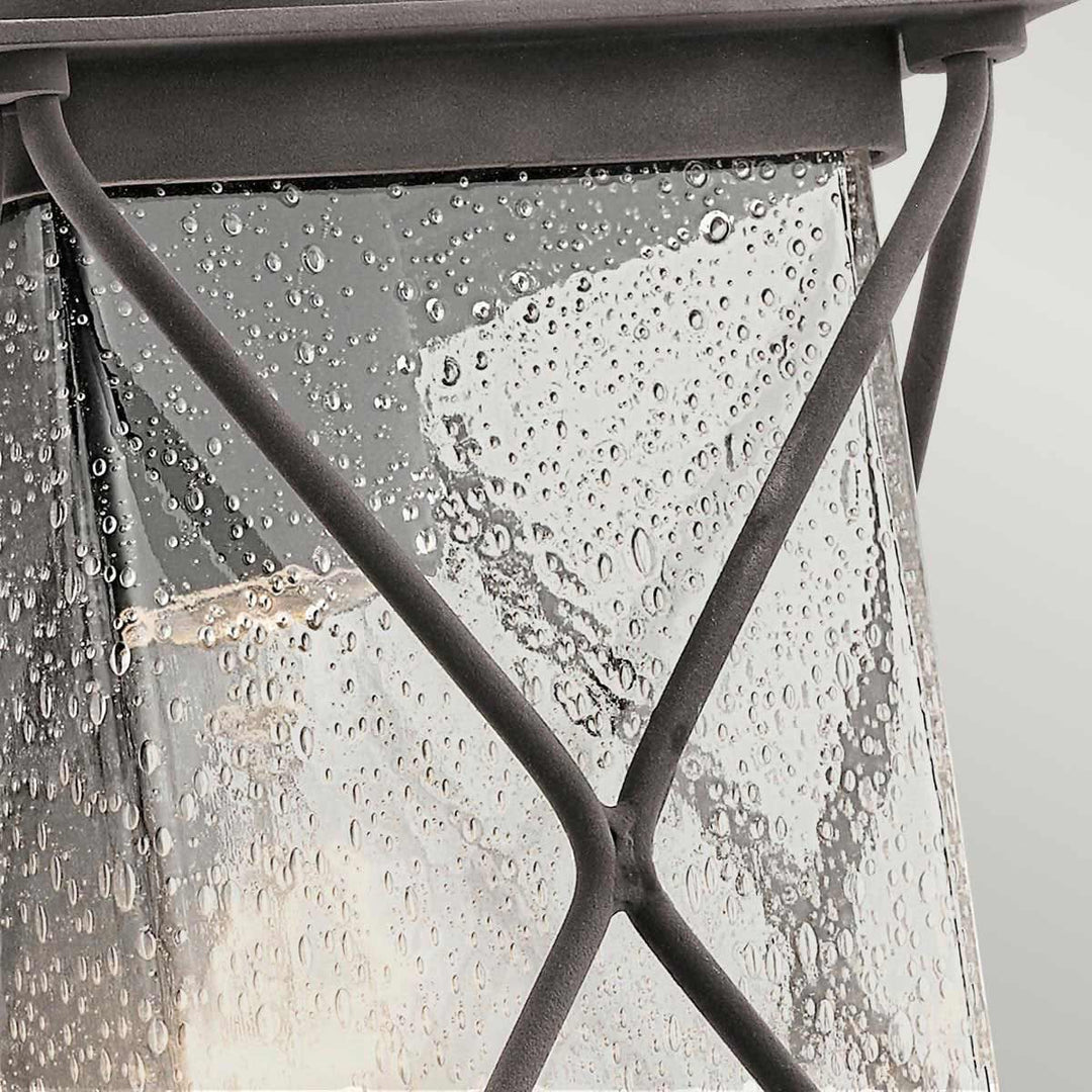 Norlys Argyle 1 Light Small Outdoor Wall Light KL-ARGYLE2-S Weathered Zinc