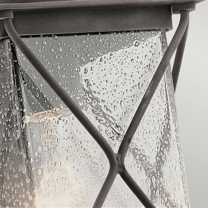Norlys Argyle 1 Light Small Outdoor Wall Light KL-ARGYLE2-S Weathered Zinc