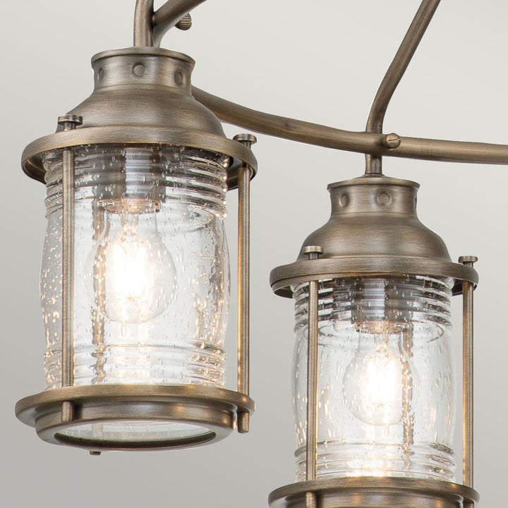Norlys Ashland Bay 5 Light Outdoor Chandelier  KL-ASHLANDBAY-5P-BU Burnished Bronze