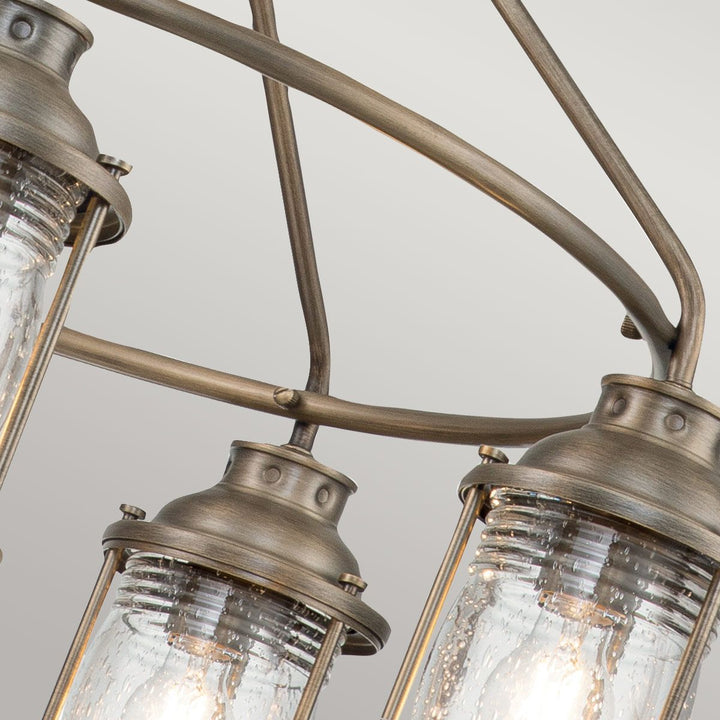 Norlys Ashland Bay 5 Light Outdoor Chandelier  KL-ASHLANDBAY-5P-BU Burnished Bronze