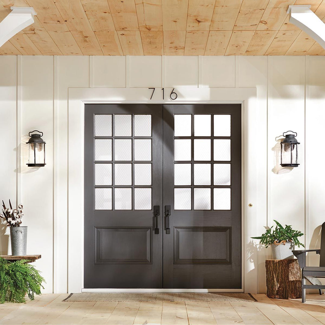 Norlys Ashland Bay 1 Light Large Wall Lantern KL-ASHLANDBAY2-L-BU Burnished Bronze