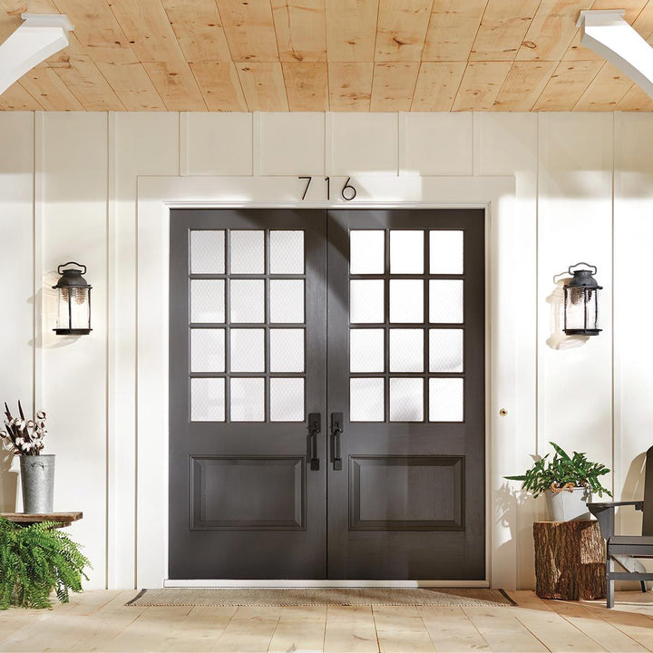 Norlys Ashland Bay 1 Light Large Wall Lantern KL-ASHLANDBAY2-L-BU Burnished Bronze