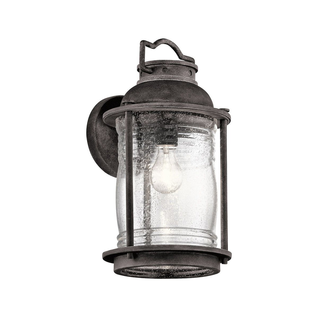 Norlys Ashland Bay 1 Light Large Wall Lantern KL-ASHLANDBAY2-L Weathered Zinc