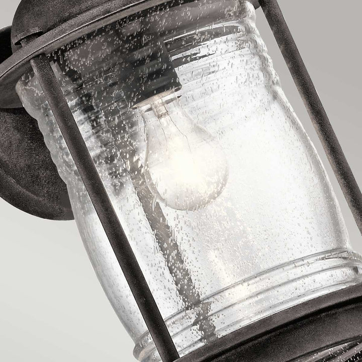 Norlys Ashland Bay 1 Light Large Wall Lantern KL-ASHLANDBAY2-L Weathered Zinc