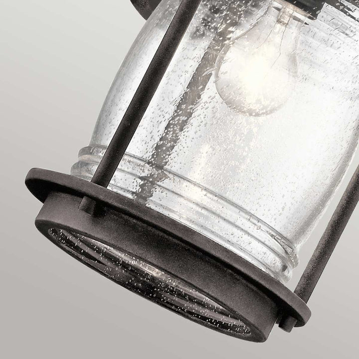 Norlys Ashland Bay 1 Light Large Wall Lantern KL-ASHLANDBAY2-L Weathered Zinc