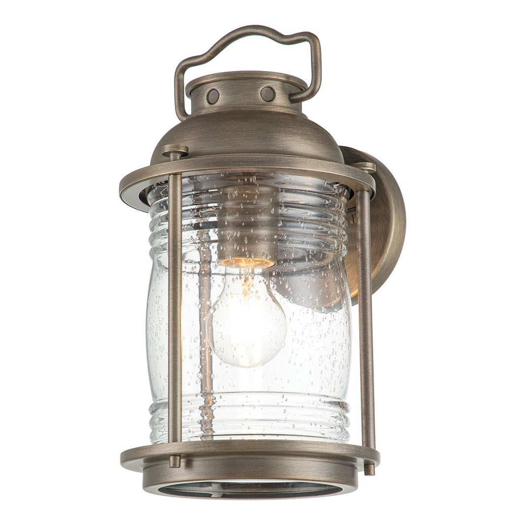 Norlys Ashland Bay 1 Light Medium Wall Lantern KL-ASHLANDBAY2-M-BU Burnished Bronze
