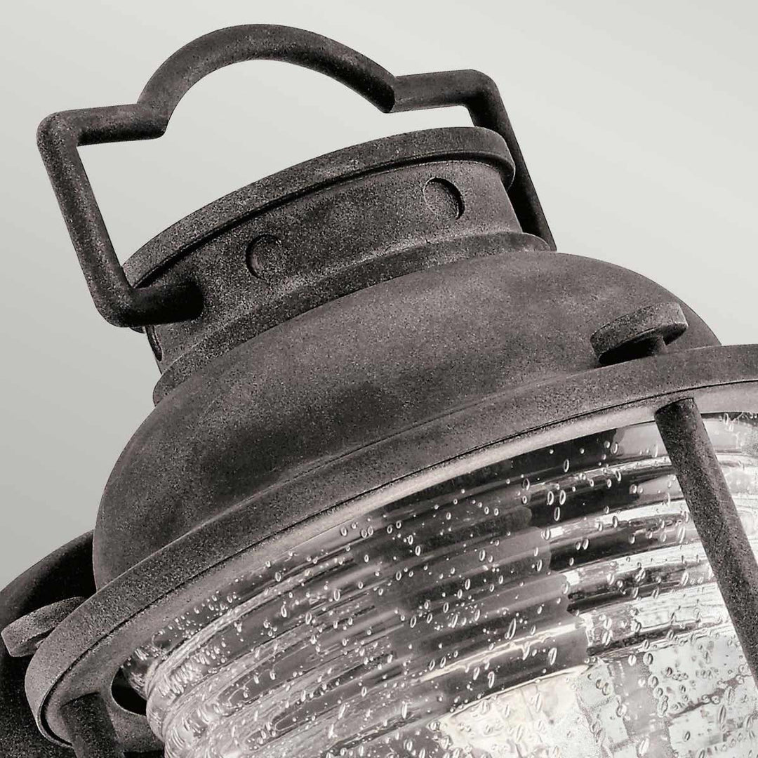 Norlys Ashland Bay 1 Light Medium Wall Lantern KL-ASHLANDBAY2-M Weathered Zinc