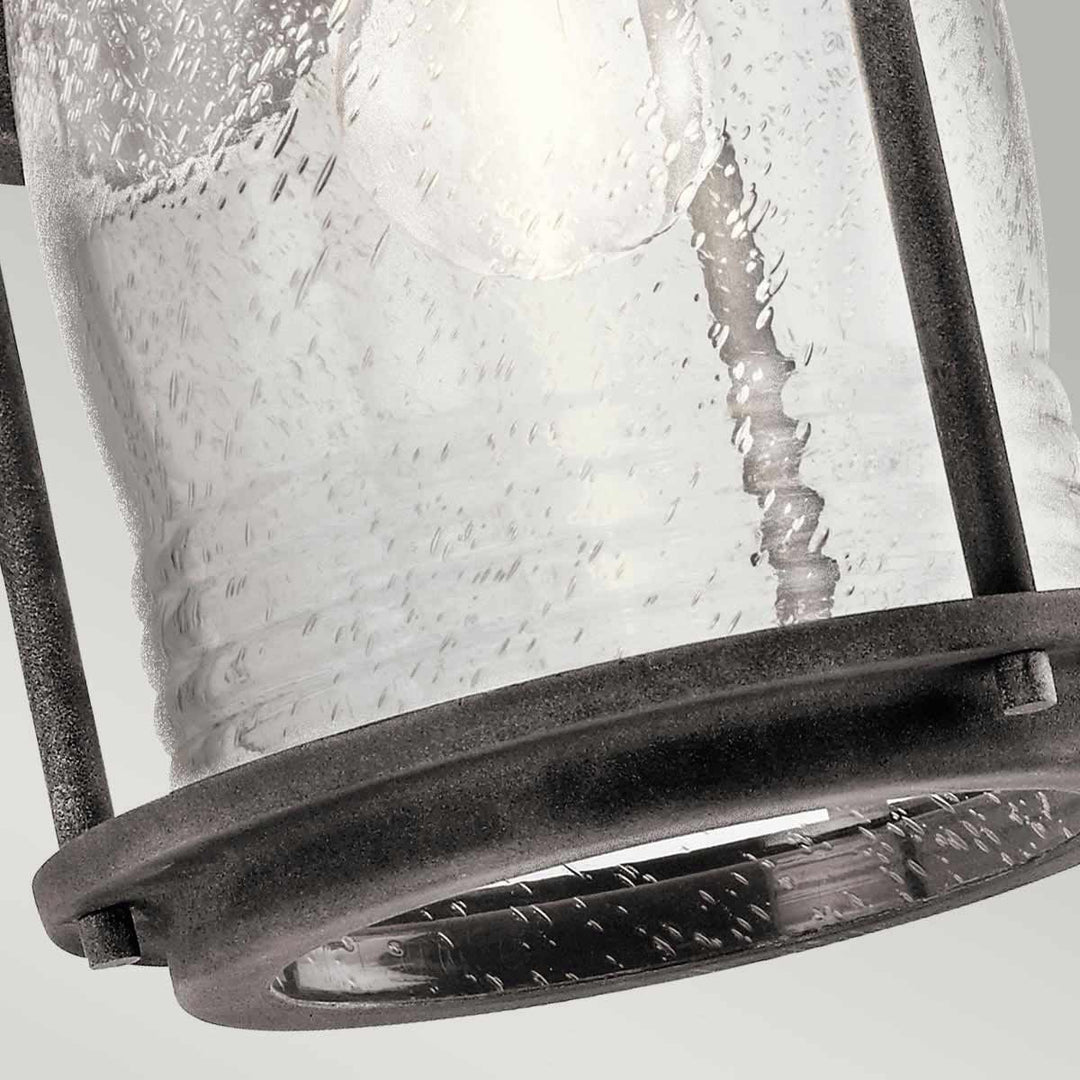 Norlys Ashland Bay 1 Light Medium Wall Lantern KL-ASHLANDBAY2-M Weathered Zinc