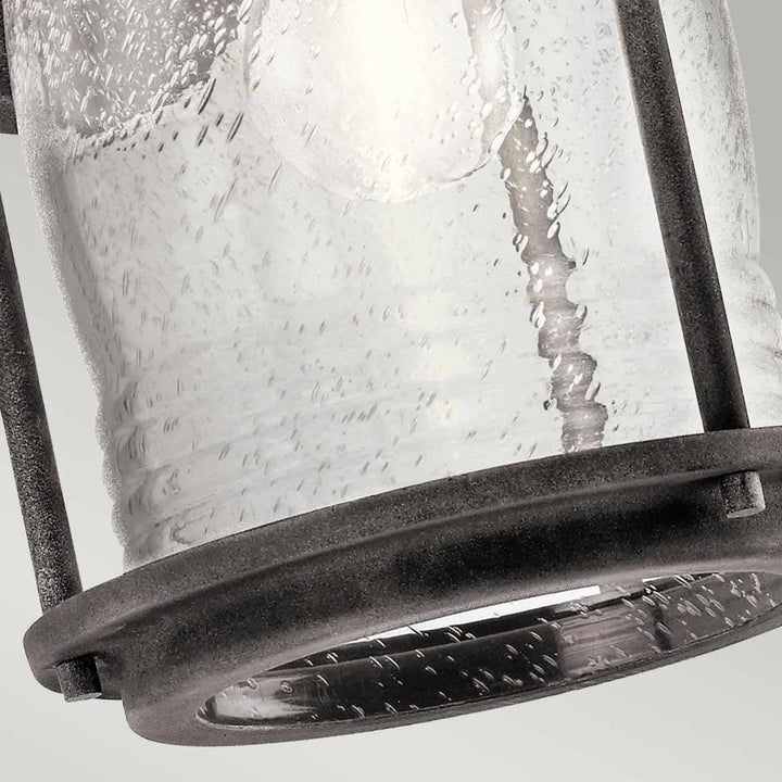 Norlys Ashland Bay 1 Light Medium Wall Lantern KL-ASHLANDBAY2-M Weathered Zinc