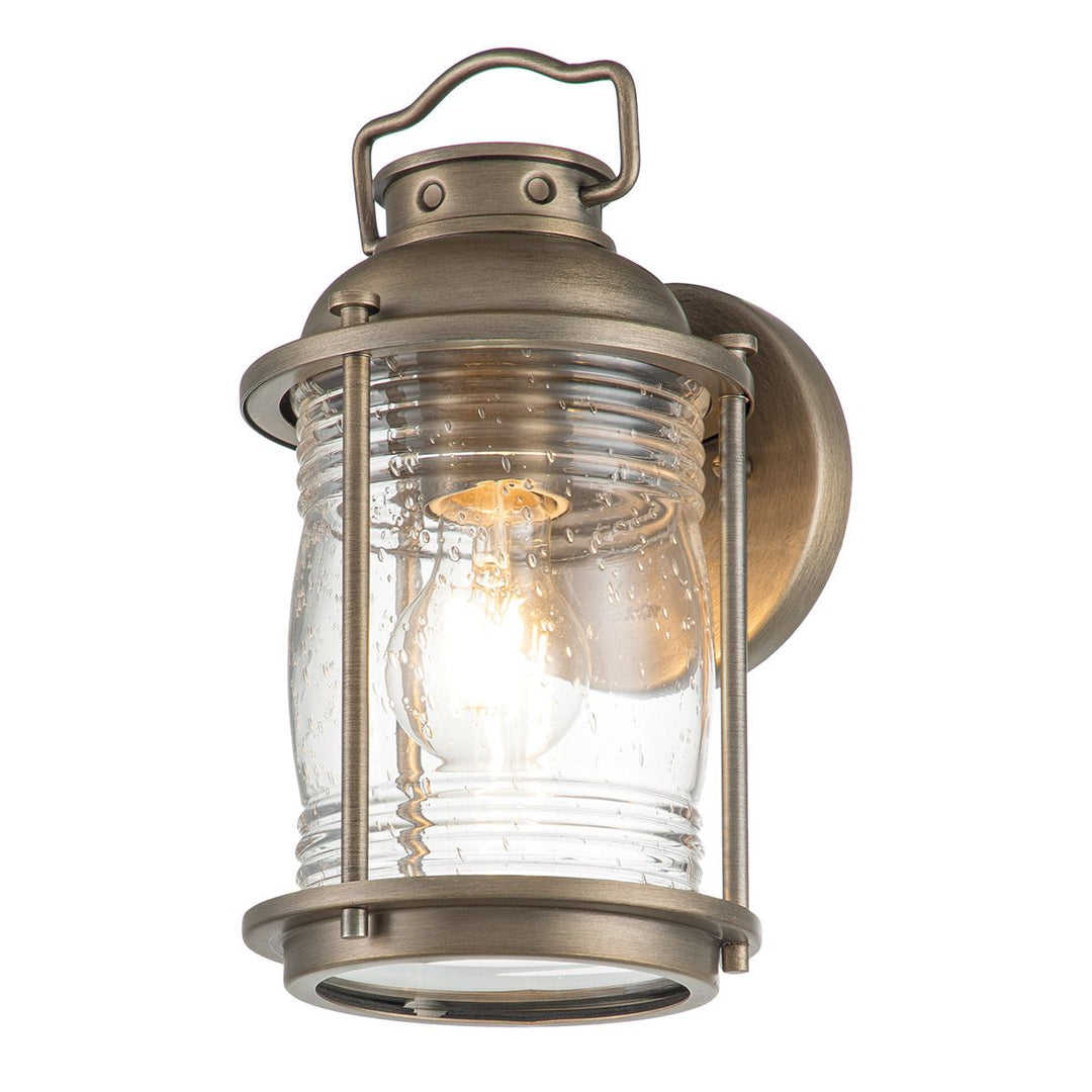 Norlys Ashland Bay 1 Light Small Wall Lantern KL-ASHLANDBAY2-S-BU Burnished Bronze
