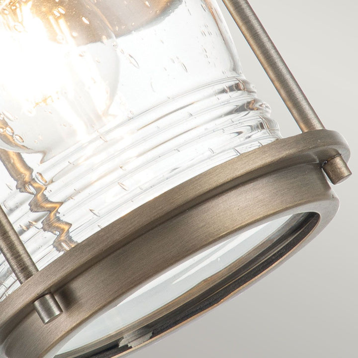 Norlys Ashland Bay 1 Light Small Wall Lantern KL-ASHLANDBAY2-S-BU Burnished Bronze