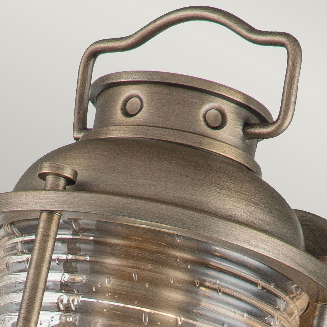 Norlys Ashland Bay 1 Light Small Wall Lantern KL-ASHLANDBAY2-S-BU Burnished Bronze