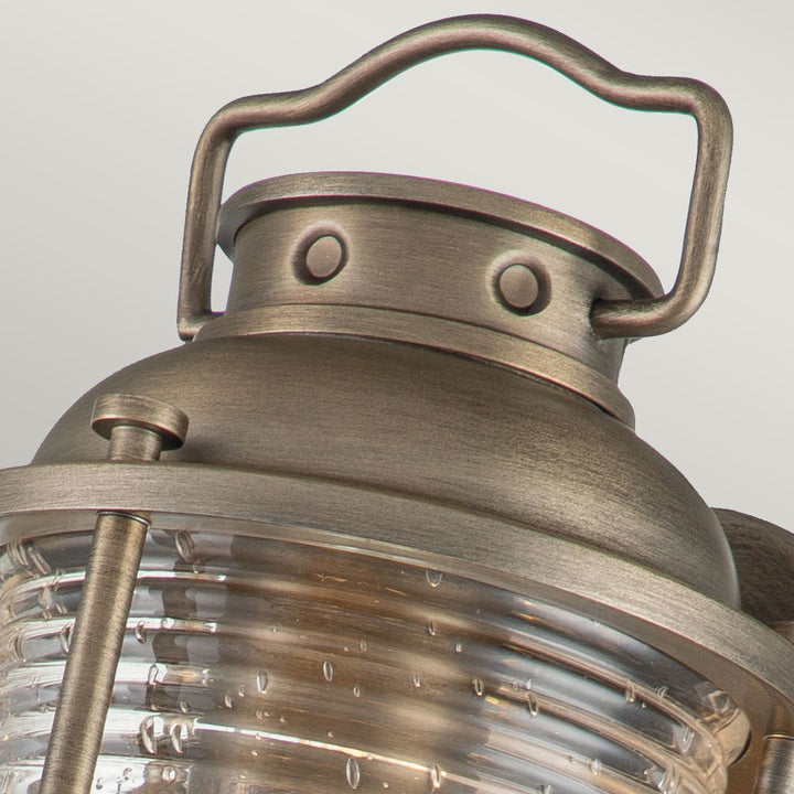 Norlys Ashland Bay 1 Light Small Wall Lantern KL-ASHLANDBAY2-S-BU Burnished Bronze