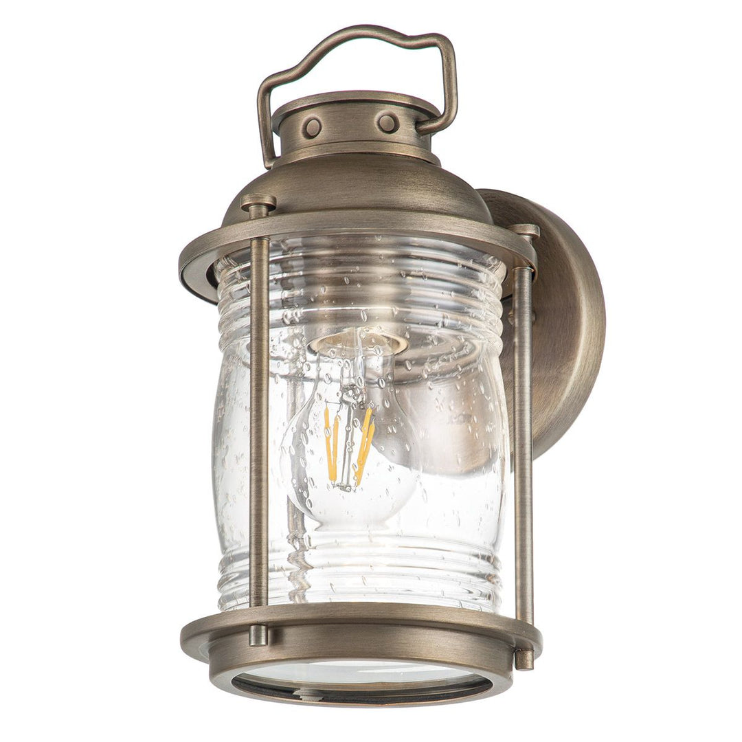 Norlys Ashland Bay 1 Light Small Wall Lantern KL-ASHLANDBAY2-S-BU Burnished Bronze