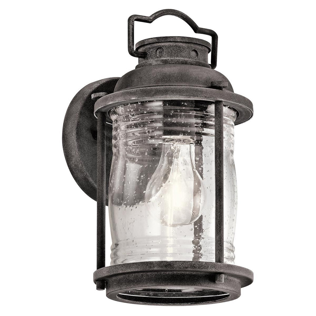 Norlys Ashland Bay 1 Light Small Wall Lantern KL-ASHLANDBAY2-S Weathered Zinc
