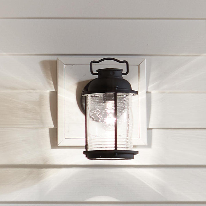 Norlys Ashland Bay 1 Light Small Wall Lantern KL-ASHLANDBAY2-S Weathered Zinc