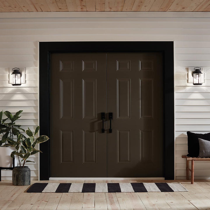 Norlys Ashland Bay 1 Light Small Wall Lantern KL-ASHLANDBAY2-S Weathered Zinc