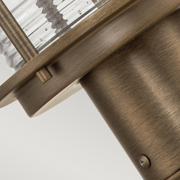 Norlys Ashland Bay 1 Light Medium Pedestal Lantern KL-ASHLANDBAY3-M-BU Burnished Bronze