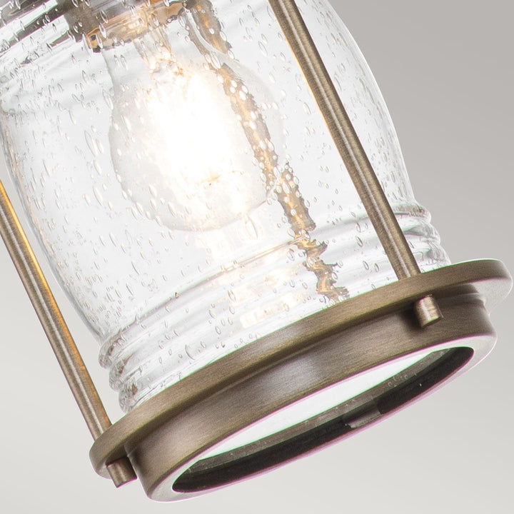 Norlys Ashland Bay 1 Light Small Chain Lantern KL-ASHLANDBAY8-S-BU Burnished Bronze