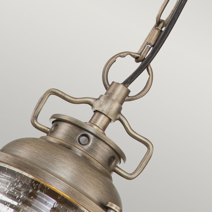 Norlys Ashland Bay 1 Light Small Chain Lantern KL-ASHLANDBAY8-S-BU Burnished Bronze