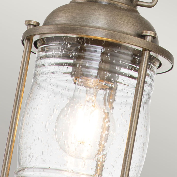 Norlys Ashland Bay 1 Light Small Chain Lantern KL-ASHLANDBAY8-S-BU Burnished Bronze