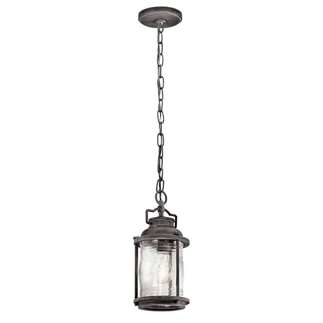 Norlys Ashland Bay 1 Light Small Chain Lantern KL-ASHLANDBAY8-S Weathered Zinc