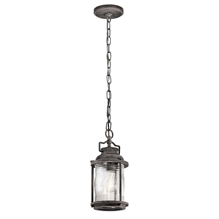 Norlys Ashland Bay 1 Light Small Chain Lantern KL-ASHLANDBAY8-S Weathered Zinc