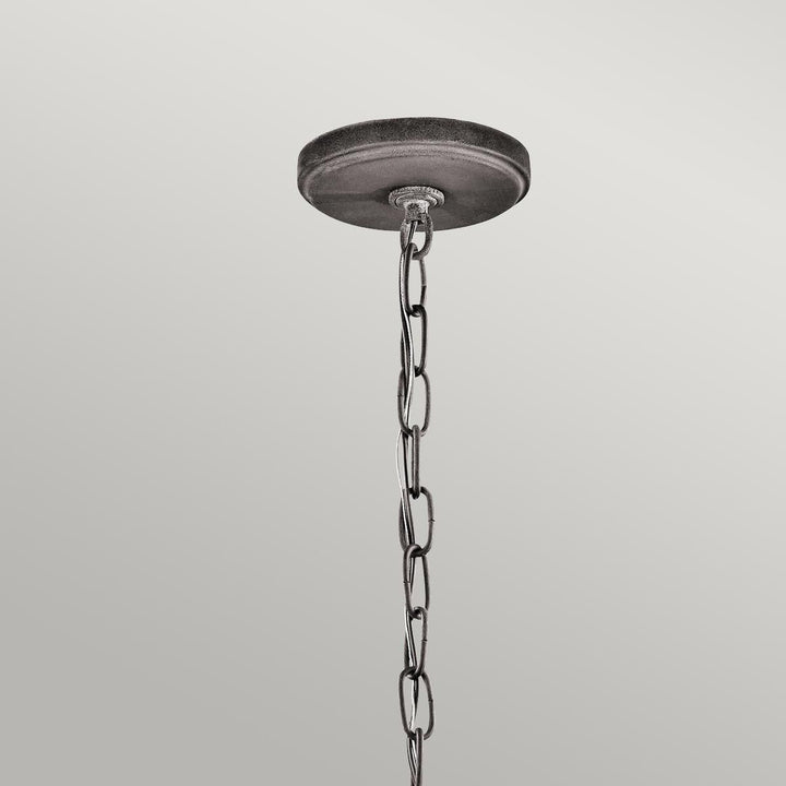 Norlys Ashland Bay 1 Light Small Chain Lantern KL-ASHLANDBAY8-S Weathered Zinc