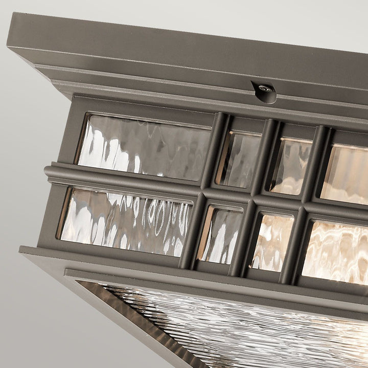 Norlys Beacon Square 2 Light Flush  KL-BEACON-SQUARE-F-OZ Olde Bronze