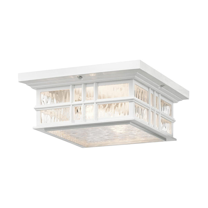 Norlys Beacon Square 2 Light Flush  KL-BEACON-SQUARE-F-WHT White