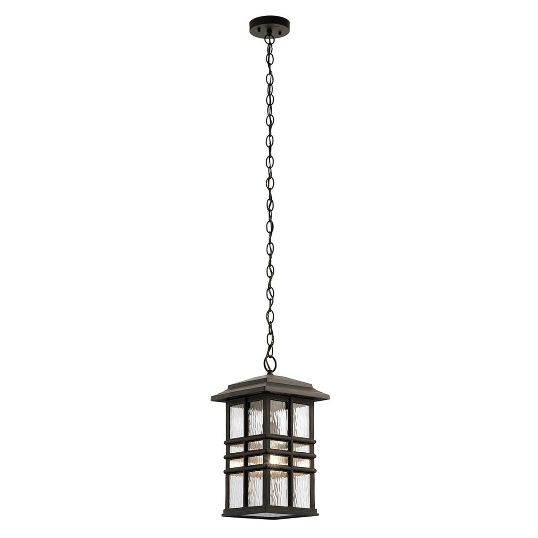 Norlys Beacon Square 1 Light Chain Lantern KL-BEACON-SQUARE8-OZ Olde Bronze