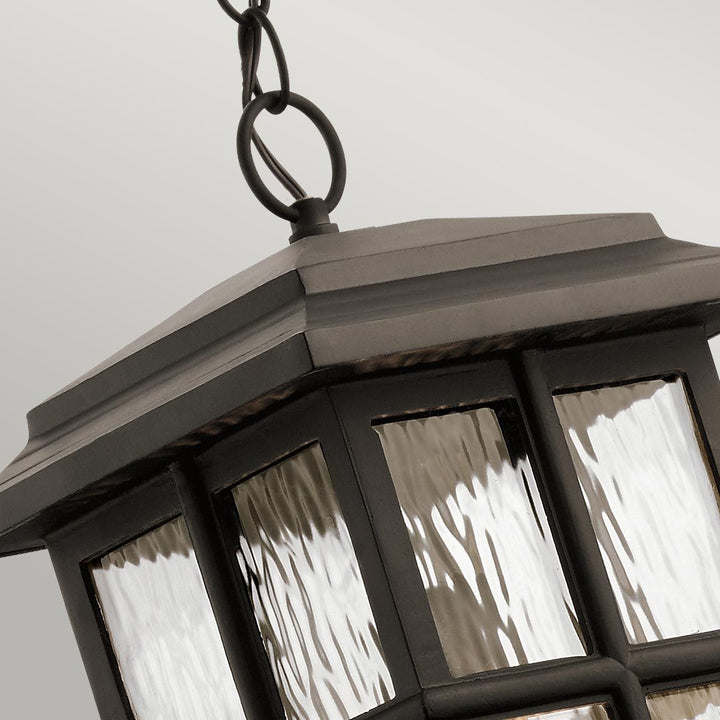 Norlys Beacon Square 1 Light Chain Lantern KL-BEACON-SQUARE8-OZ Olde Bronze